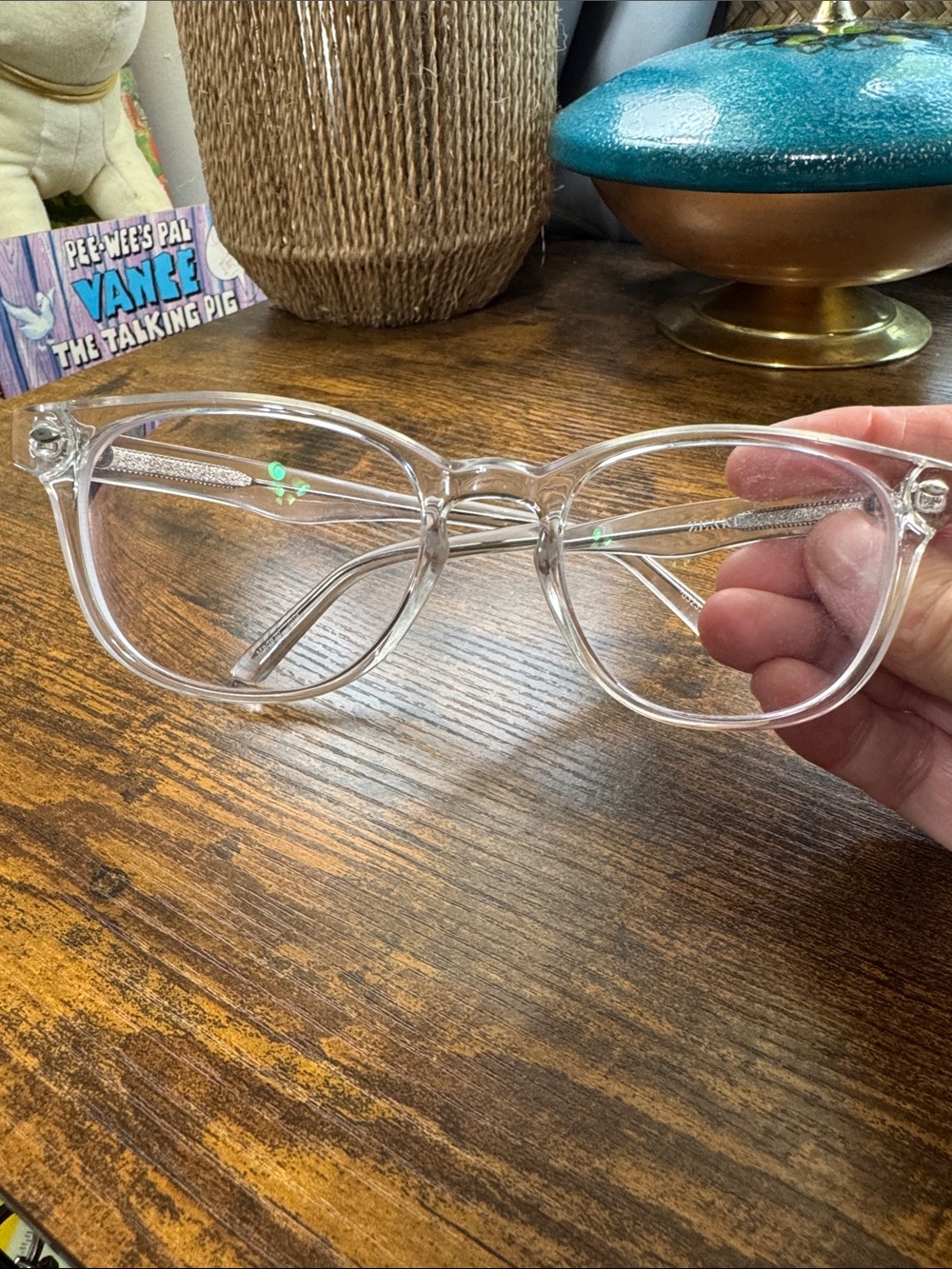 Clear frames, ready for your prescription